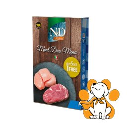 N&D Natural Meat Duo Menu 6x70g, Dvostruki Mesni Meni za Odrasle Mačke