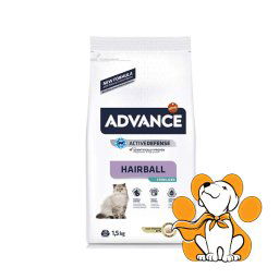 Advance Active Defense Hairball 1,5kg, Hrana Bogata Ćuretinom za Zdravlje Dlake