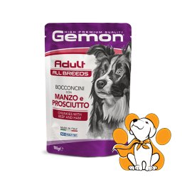 Gemon Adult Pate and Chunkies with Beef and Ham 100g, Sa Govedinom i Šunkom