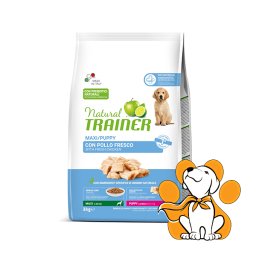 Natural Trainer Maxi Puppy with Fresh Chicken 3kg, Piletina za Velike Štence