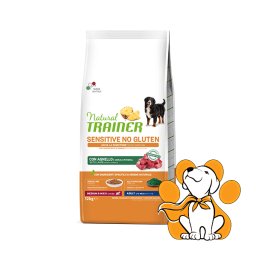 Natural Trainer Sensitive No Gluten Medium&Maxi Adult with Lamb 12kg, Za Pse