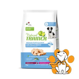 Natural Trainer Medium Puppy&Junior with Fresh Chicken 3kg, Ishrana za Štence