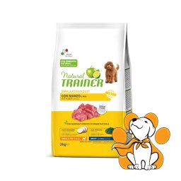 Natural Trainer Small&Toy Adult with Beef and Rice 2kg, Hrana Za Male Rase