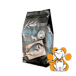KUDO Adriatic Fish Mini Adult 12kg, Kompletna Suva Ishrana za Male Odrasle Pse