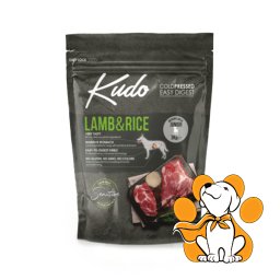 KUDO Lamb&Rice Medium&Maxi Junior 3kg, Hrana za Rast Srednjih i Velikih Štenaca