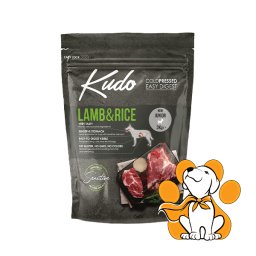 KUDO Lamb & Rice Mini Junior 3kg, Jagnjetina za Zdrav Rast Malih Štenaca