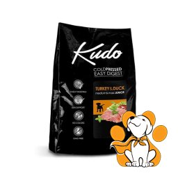 KUDO Turkey & Duck Medium & Maxi Junior 3kg, Za Rast Srednjih i Velikih Štenaca