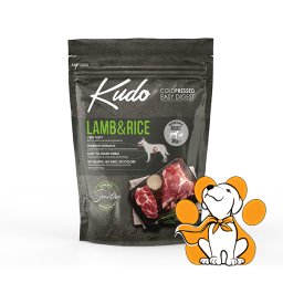 KUDO Lamb & Rice Adult Medium & Maxi 3kg, Granule sa Jagnjetinom za Odrasle Pse