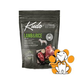 KUDO Lamb & Rice Mini Adult 3kg, Suva Hrana sa Jagnjetinom za Male Rase Pasa