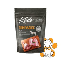 KUDO Turkey & Duck Mini Adult 3kg, Ćuretina i Pačetina za Male Rase Pasa