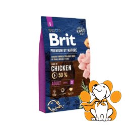 Brit Premium by Nature Adult S 8kg, Hranljiva Dijeta za Imunitet i Kondiciju