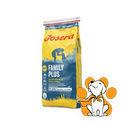 Josera Family Plus 15kg, Optimalna Suva Ishrana za Rast i Razvoj Mladih Pasa