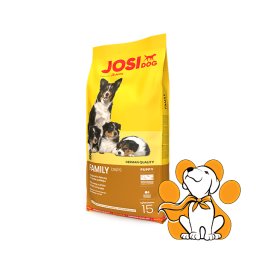 Josera Josi Dog Family 15kg, Visokoenergetska Hrana za Skotne i Dojeće Kuje