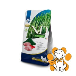 N&D Spirulina Adult Mini Lamb, Spirulina & Wolfberry 2kg, Granule za Male Rase