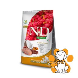 N&D Quinoa All Breed Skin&Coat Quail&Coconut 7kg, Granule od Mesa Prepelice