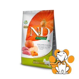 N&D Pumpkin Adult Mini Boar & Apple 800g, Mix Divljači i Jabuke za Odrasle Pse