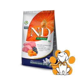 N&D Pumpkin Adult Medium & Maxi Lamb&Blueberry 2,5kg, Mix Jagnjetine i Borovnice