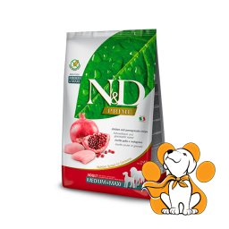 N&D Prime Adult Medium & Maxi Chicken & Pomegranate 2,5kg, Mix Piletine i Nara