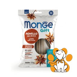 Monge Gift Mini Puppy&Junior Lamb&Anise Dental Sticks 120g, Štapići za Mlade Pse
