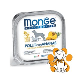 Monge Monoprotein Chicken with Pineapple 150g, Piletina i ananas - Pate za pse