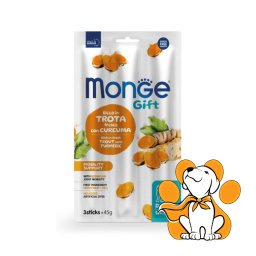 Monge Gift Fresh Trout&Turmeric Sticks Mobility Support 45g, Stapići za zglobove