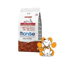 Monge Mini <10kg Puppy&Junior Lamb&Rice 800g, Granule za štence od jagnjetine