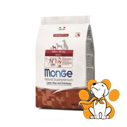 Monge Mini <10kg Adult Lamb, Rice&Potato 800g, Monoproteinska Hrana za Male Pse