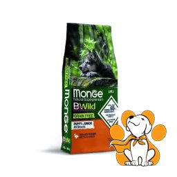 Monge Bwild Grain Free Puppy&Junior All Breeds Duck&Potato 12kg, Granule
