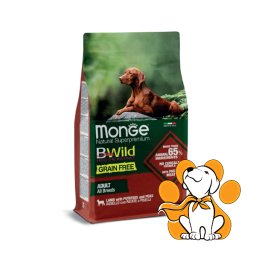Monge Bwild Grain Free Adult All Breeds Lamb Peas & Potato 2.5kg, Hrana za Pse