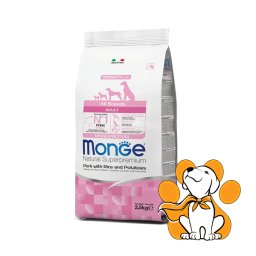 Monge All Breeds Pork with Rice & Potatoes 2.5kg, Idealno za Odrasle Rase Pasa