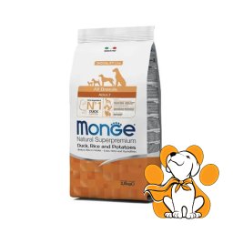 Monge All Breeds Duck with Potatoes & Rice 2.5kg, Hrana za Pse sa Pačetinom