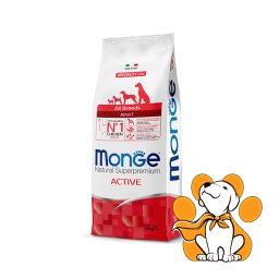 Monge All Breeds Active Chicken 12kg, Hrana za Aktivne Odrasle Pse