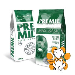 Premil Maxi Basic With Beef 15kg, Idealna za Zdrav Život i Gojazne Pse