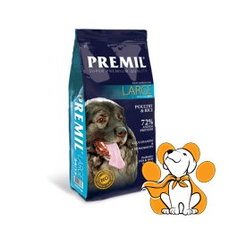 Premil Large Poultry & Rice 15kg, Balansirana Ishrana za Odrasle Pse