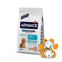 Advance Medium Puppy, od 2 do 15 meseci, 3kg, Piletina & Pirinač, Srednje rase