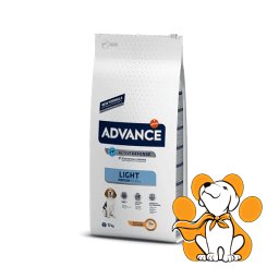 Advance Medium Light, Piletina & Pirinač 12kg, Za odrasle pse srednjih rasa pasa