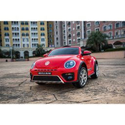 Volkswagen Buba licencirani automobil na akumulator crveni
