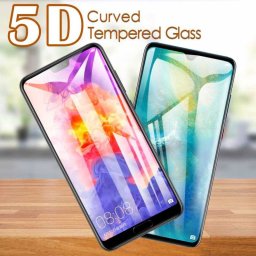 Zaštitno, kaljeno staklo 5D Full Glue za Huawei P40 2020 (6.1") crni rub