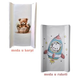 Tvrda podloga za presvlačenje bebe Medvedići