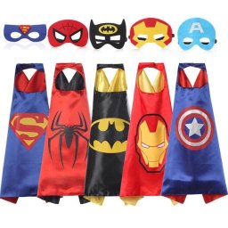Ogrtač i maska superheroja Spiderman, Batman, Hulk, Superman, Ironman...