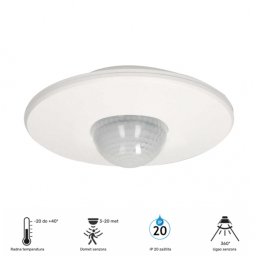 SENZOR POKRETA ST05K 360C IP20 BELI