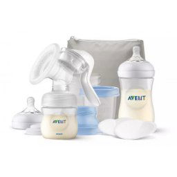 Philips avent manuelna pumpica, set natural (flasice, tufer, via solja sa adapterom) ( SCF430/16 )