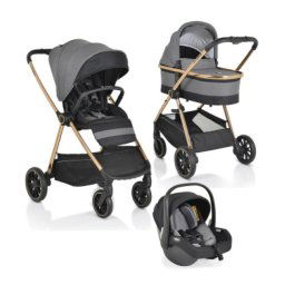 Cangaroo kolica za bebe 3 u 1 hydra isize grey ( CAN60210 )