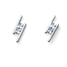 Oliver weber foursquare 925ag crystal srebrne minđuše sa swarovski zirconia ( 62078 )