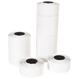 Etikete u rolni 26x16mm oble dvoredne pk36 Printex Bele