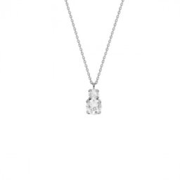 Ženski victoria cruz jasmine lančić sa swarovski belim kristalom ( a3752-07hg )