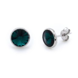 Victoria cruz basic emerald mindjuše sa swarovski kristalom ( a2791-20ht )