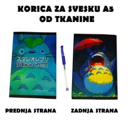 My Neighbor Totoro korica za svesku A5 od tkanine anime