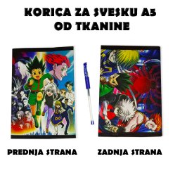 Hunter x Hunter korica za svesku A5 od tkanine anime