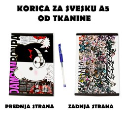 Danganronpa korica za svesku A5 od tkanine anime